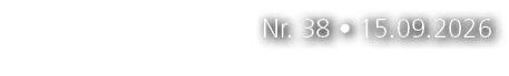 Nr. 38 • 15.09.2026