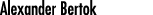 Alexander Bertok 