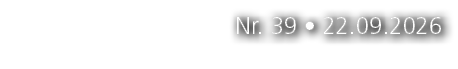 Nr. 39 • 22.09.2026